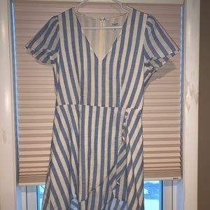 J Crew Striped Wrap Dress Size 4